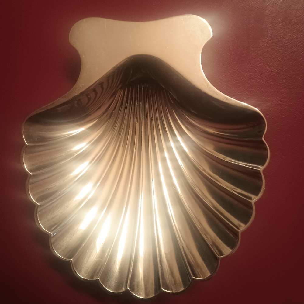 Tiffany co. Sterling silver shell dish